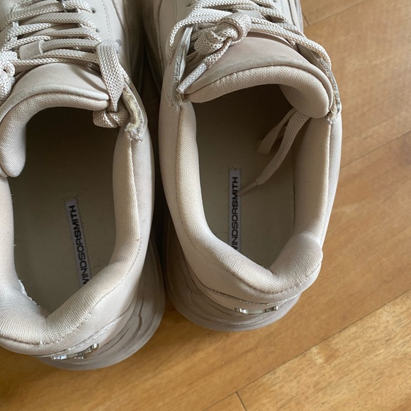 Windsor Smith Carte Marshmallow Nubuck Sneakers - Picture 3 of 10